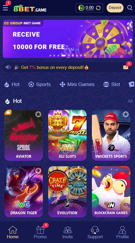 8Bet Game App