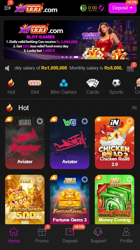 XF777 Game App