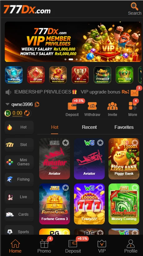777DX Game App