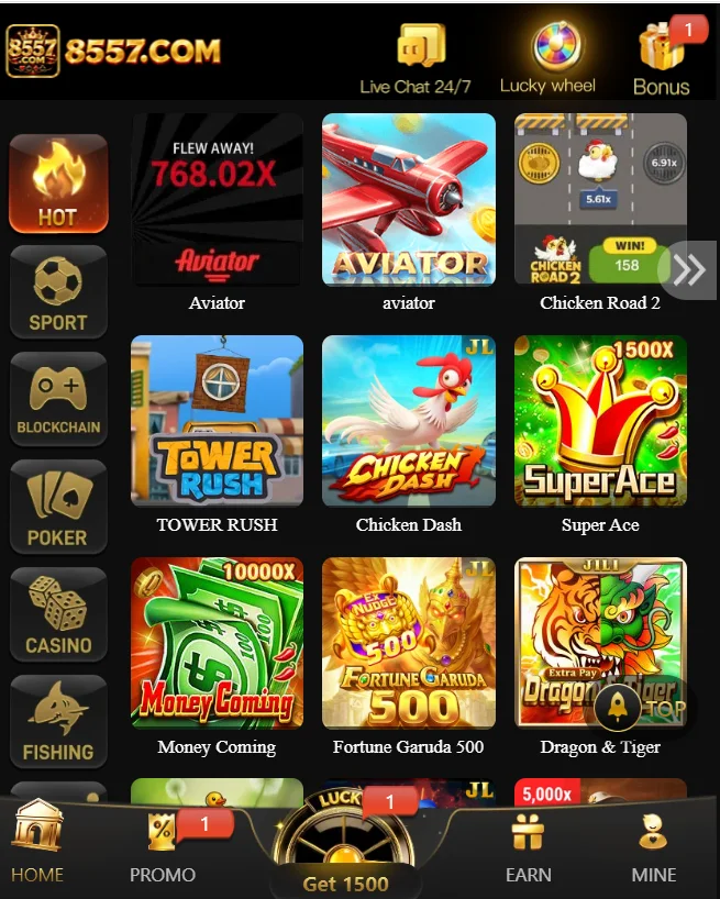 8557 Game App Download
